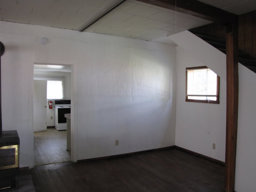 An interior picture of the three-bedroom house on 207 N. Asbury, Moscow, Id