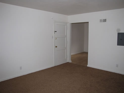 A two-bedroom apartment at The Elysian Fourplexes, 1101 E.Third Street, #102