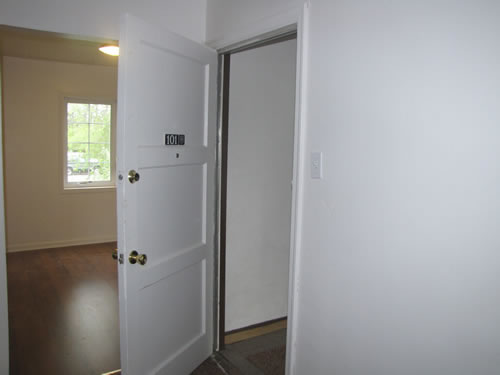 A two-bedroom apartment at The Elysian Fourplexes, 1215 Third Street, apt. 101, Moscow Id 83843