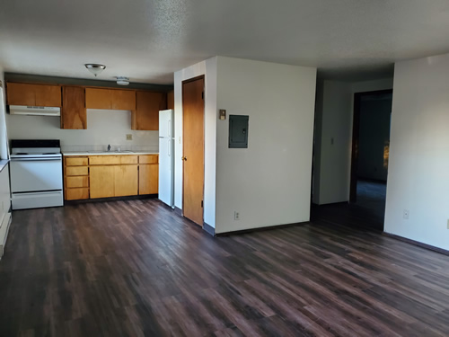 livingroom, diningroom and kitchen