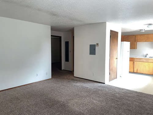 A two-bedroom at The Olympus Plus Apartments, 1200 Hillsided Circle in Pullman, Wa