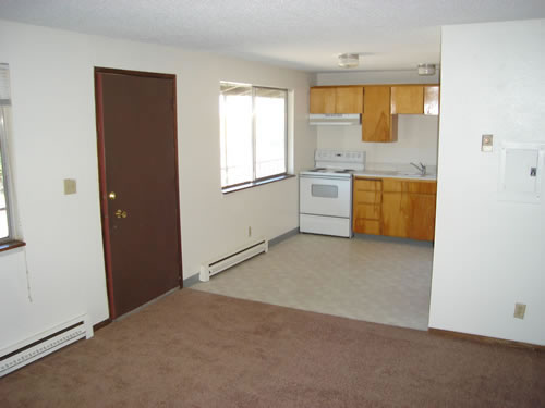 A two-bedroom at The Olympus Plus Apartments, 1200 Hillside, apartment  4 in Pullman, Wa
