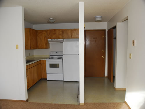 A one-bedroom at The Lamont Apartments, on 1810 Lamont Street in Pullman, Wa