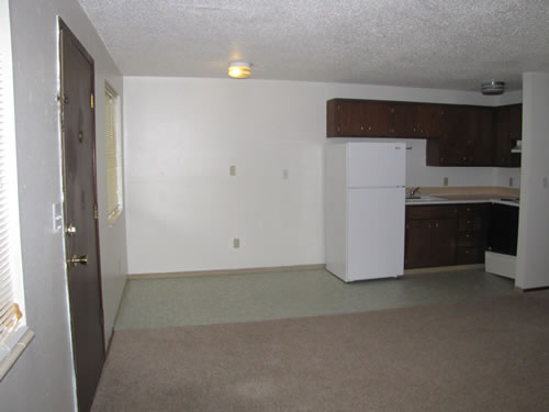 A one-bedroom at The West View Terrace Apartments, 1134 Markley Drive, apt. 7, Pullman Wa 99163