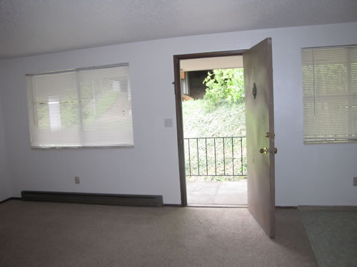 A one-bedroom at The West View Terrace Apartments, 1134 Markley Drive, apt. 7, Pullman Wa 99163