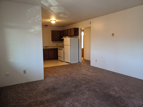 kitchen and livingroom