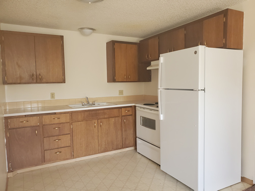 A two-bedroom at The West View Terrace Apartments on 1142 Markley Drive, apartment 6 in Pullman, Wa