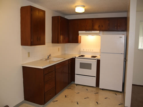 A one-bedroom at The Aegis Apartments, apartment 5 on 1610 Wheatland Drive in Pullman, Wa