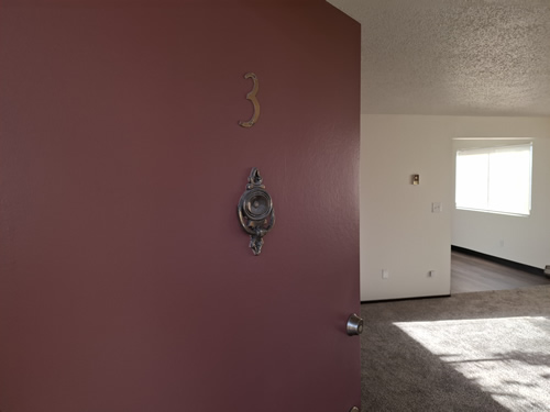 entry to unit