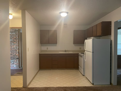 A two-bedroom at The West View Terrace Apartments, 1138 Markley Drive, apartment 11 in Pullman, Wa